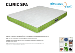 Colchão Clinic Spa -Adaptável, Ergonómico, Natural, Anti-Ácaros e Ventilação permanente indeformável | 21 cm. - Image 2